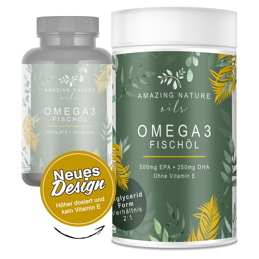 Omega 3 Kapseln 1 x 120 Kapseln mit 750mg  EPA & DHA pro Kapsel