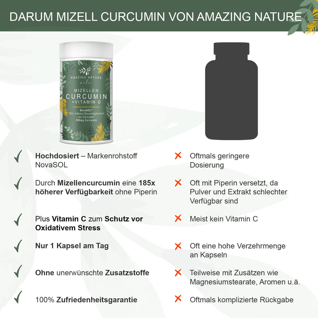 Mizellen Curcuma Kapseln Hochdosiert 1 x 60 Premium Flüssig Kapseln